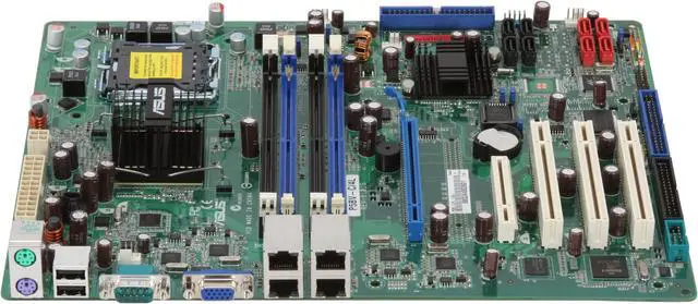 Alt view image 2 of 5 - ASUS P5BV-C/4L LGA 775 Intel 3200 ATX Intel Xeon Server Motherboard