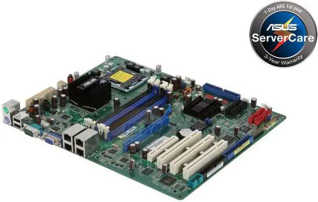 Main image of ASUS P5BV-C/4L LGA 775 Intel 3200 ATX Intel Xeon Server Motherboard