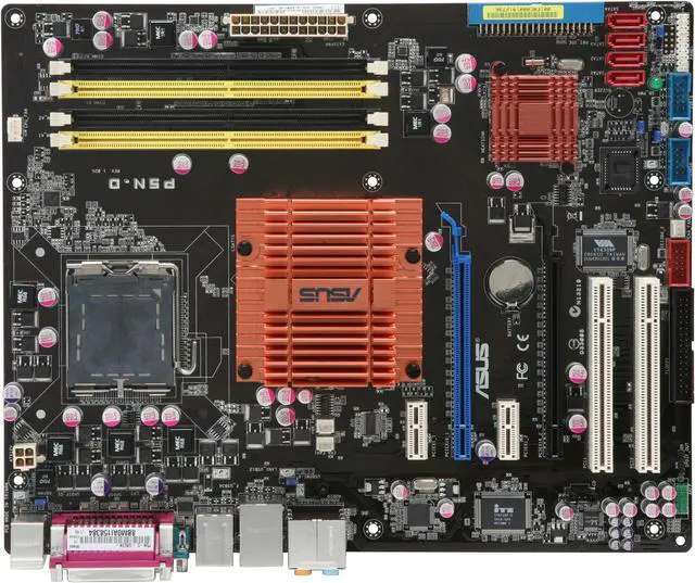 Alt view image 4 of 6 - ASUS P5N-D LGA 775 NVIDIA nForce 750i SLI ATX Intel Motherboard