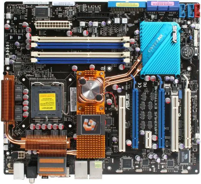 Alt view image 4 of 11 - ASUS MAXIMUS EXTREME <GREEN> LGA 775 Intel X38 ATX Intel Motherboard
