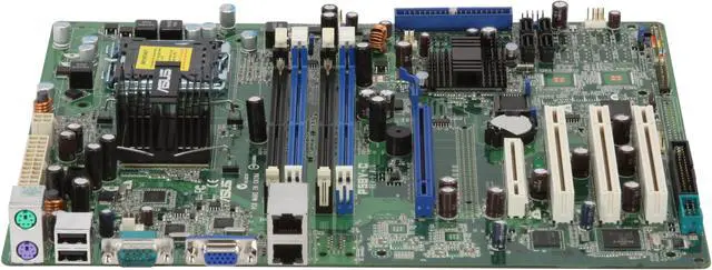 Alt view image 2 of 5 - ASUS P5BV-C LGA 775 Intel 3200 ATX Intel Xeon Server Motherboard