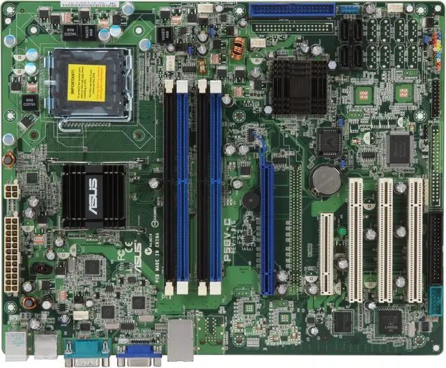 Alt view image 3 of 5 - ASUS P5BV-C LGA 775 Intel 3200 ATX Intel Xeon Server Motherboard