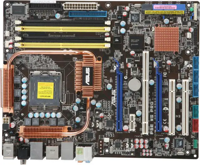 Alt view image 4 of 6 - ASUS P5E WS PRO LGA 775 Intel X38 ATX Core2 Quad/Core2 Extreme/Core2 Duo/Pentium Extreme/Pentium D/Pentium 4/ Processors Server Motherboard