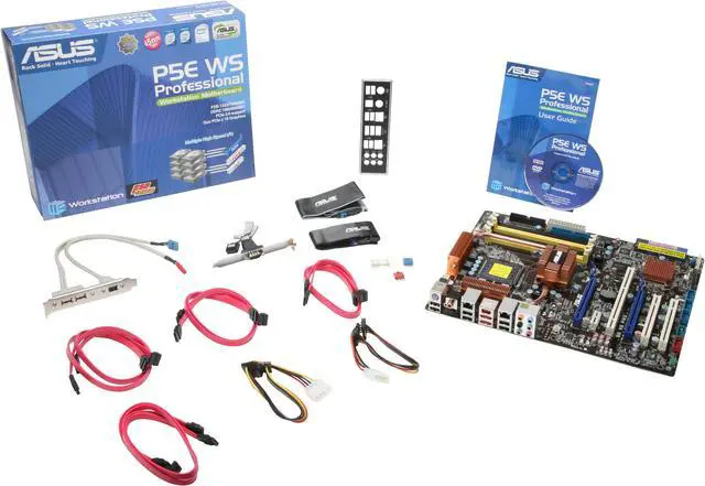 Alt view image 6 of 6 - ASUS P5E WS PRO LGA 775 Intel X38 ATX Core2 Quad/Core2 Extreme/Core2 Duo/Pentium Extreme/Pentium D/Pentium 4/ Processors Server Motherboard