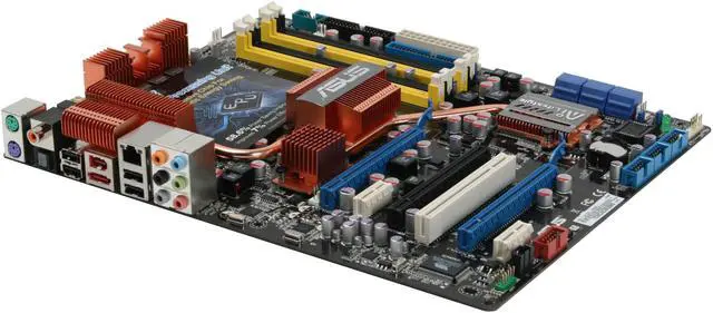 Main image of ASUS P5N-T Deluxe <GREEN> LGA 775 NVIDIA nForce 780i SLI ATX Intel Motherboard