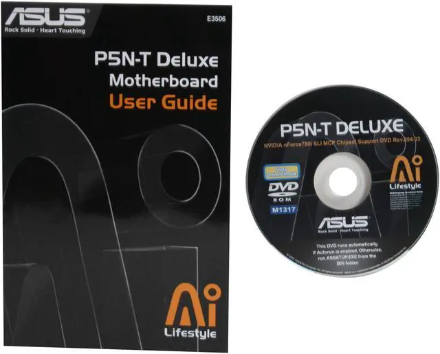 Alt view image 6 of 7 - ASUS P5N-T Deluxe <GREEN> LGA 775 NVIDIA nForce 780i SLI ATX Intel Motherboard