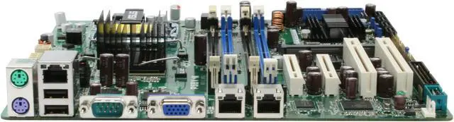 Alt view image 2 of 5 - ASUS P5BV-M LGA 775 Intel 3200 Micro ATX Intel Xeon Server Motherboard