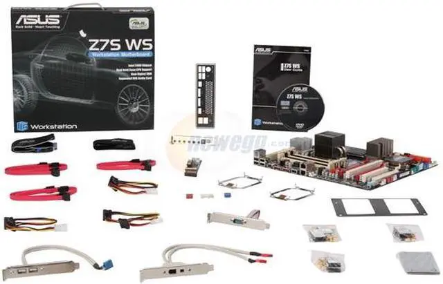 Alt view image 5 of 5 - ASUS Z7S WS Dual LGA 771 Intel 5400 SSI CEB Dual Intel Xeon Server Motherboard