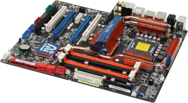 Alt view image 5 of 8 - ASUS P5E3 PREMIUM/WIFI-AP @n LGA 775 Intel X48 ATX Intel Motherboard