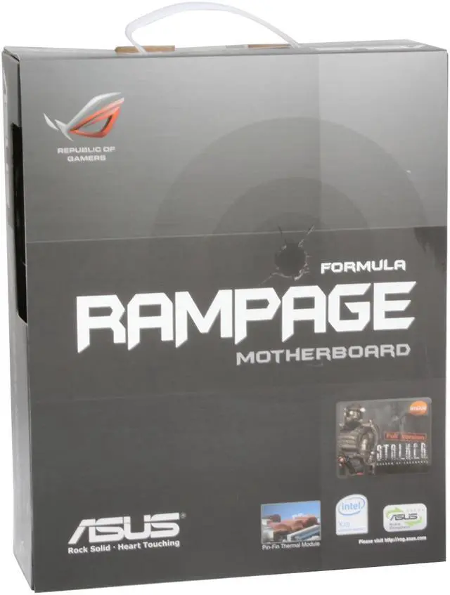 Alt view image 10 of 10 - ASUS RAMPAGE FORMULA LGA 775 Intel X48 ATX Intel Motherboard