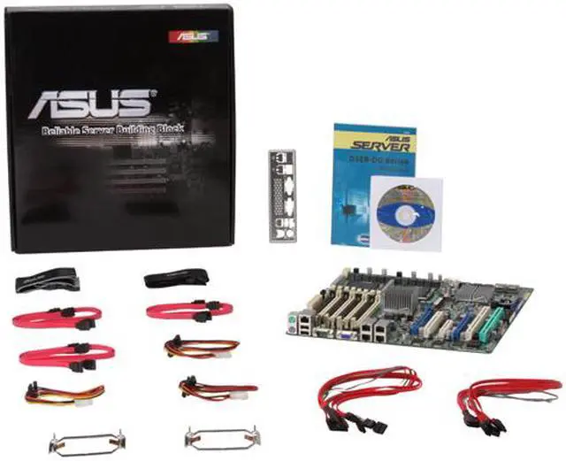 Alt view image 5 of 5 - ASUS DSEB-DG/SAS Dual LGA 771 Intel 5400 SSI EEB 3.61 Dual Intel Xeon Server Motherboard