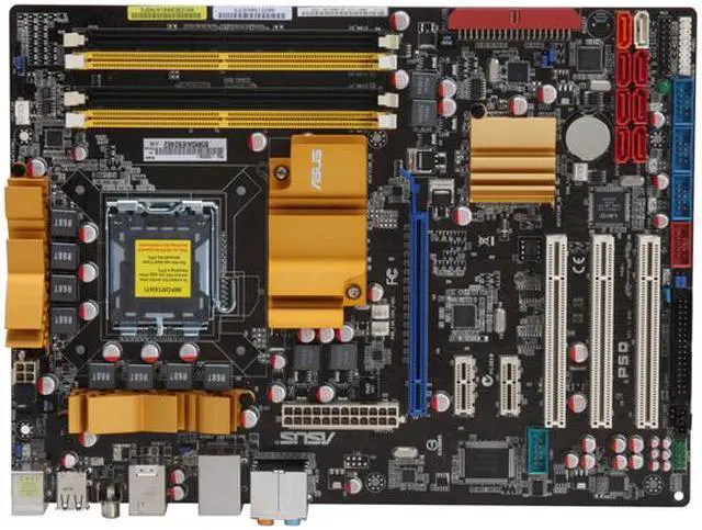 Alt view image 3 of 5 - ASUS P5Q LGA 775 Intel P45 ATX Intel Motherboard