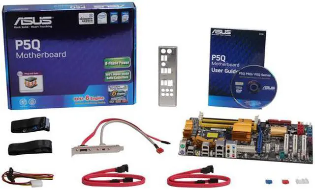 Alt view image 5 of 5 - ASUS P5Q LGA 775 Intel P45 ATX Intel Motherboard