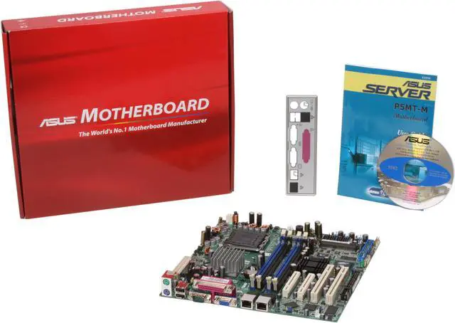 Alt view image 5 of 5 - ASUS P5MT-M/UATX Micro ATX Server Motherboard LGA 775 Intel E7230 DDR2 667