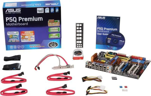 Alt view image 5 of 5 - ASUS P5Q Premium LGA 775 Intel P45 ATX Intel Motherboard