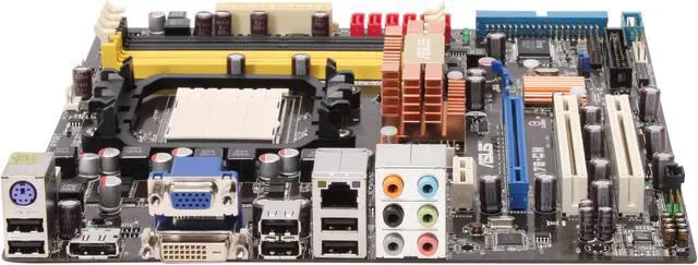 Alt view image 2 of 5 - ASUS M3A78-CM AM2+/AM2 AMD 780V Micro ATX AMD Motherboard