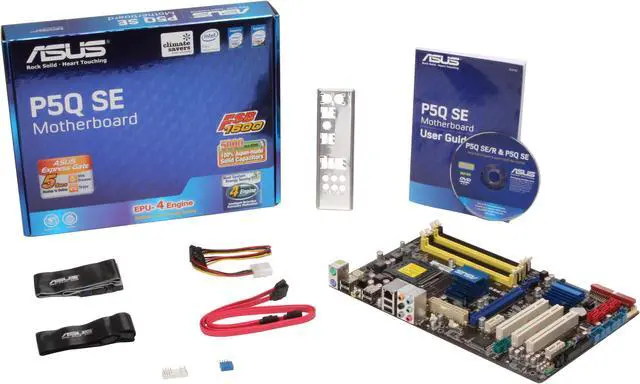 Alt view image 5 of 5 - ASUS P5Q SE LGA 775 Intel P45 ATX Intel Motherboard