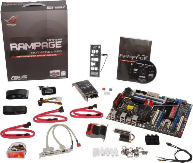 Alt view image 5 of 5 - ASUS Rampage Extreme LGA 775 Intel X48 ATX Intel Motherboard