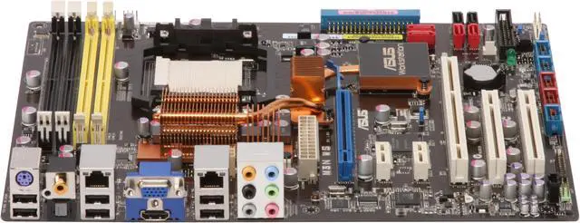 Alt view image 2 of 5 - ASUS M3N WS AM2+/AM2 NVIDIA GeForce 8200 HDMI ATX AMD Motherboard