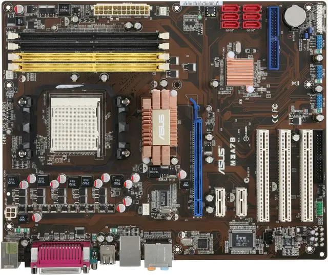 Alt view image 3 of 5 - ASUS M3A78 AM2+/AM2 AMD 770 ATX AMD Motherboard