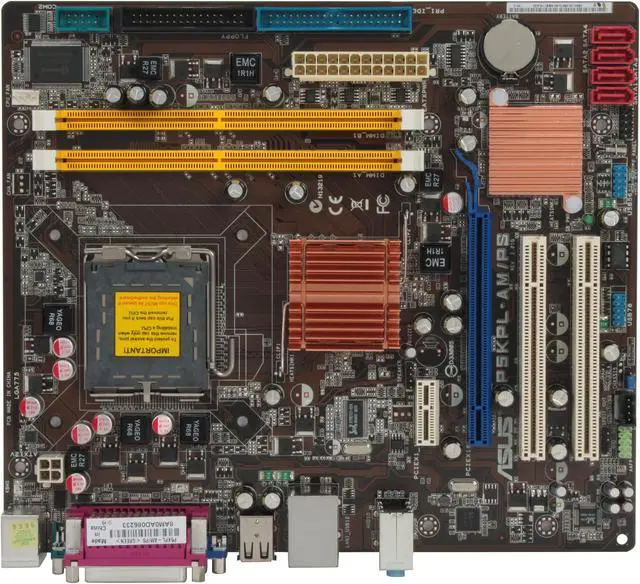 Alt view image 3 of 5 - ASUS P5KPL-AM/PS LGA 775 Intel G31 Micro ATX Intel Motherboard