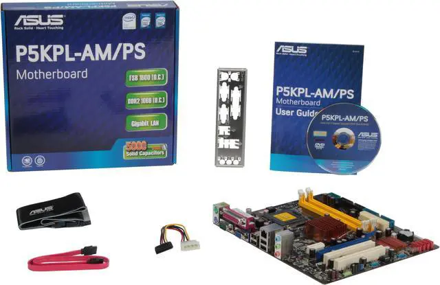 Alt view image 5 of 5 - ASUS P5KPL-AM/PS LGA 775 Intel G31 Micro ATX Intel Motherboard