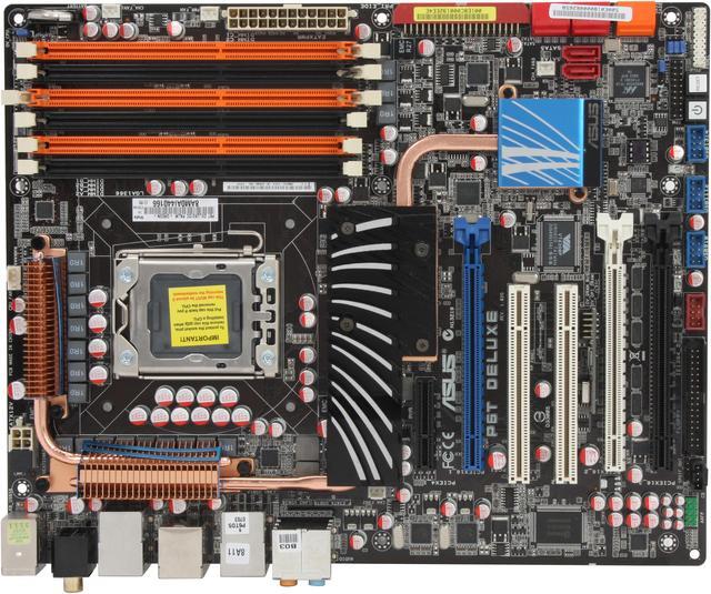 Alt view image 3 of 5 - ASUS P6T Deluxe/OC Palm LGA 1366 Intel X58 ATX Intel Motherboard