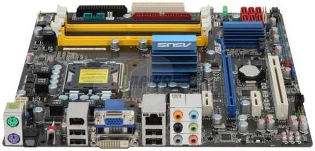 Alt view image 2 of 5 - ASUS P5Q-EM DO LGA 775 Intel Q45 Micro ATX Intel Motherboard