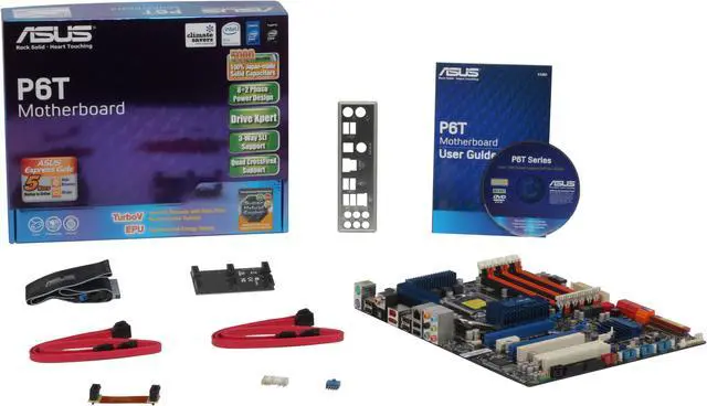 Alt view image 5 of 5 - ASUS P6T LGA 1366 Intel X58 ATX Intel Motherboard