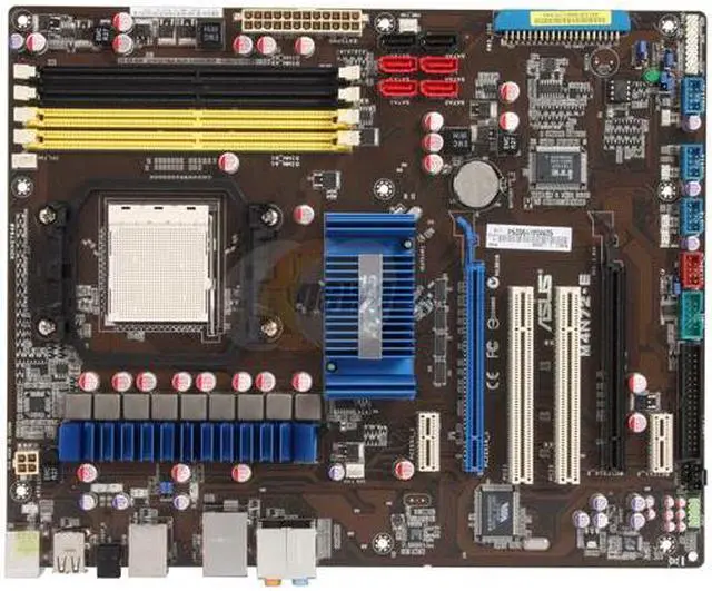 Alt view image 3 of 5 - ASUS M4N72-E AM3/AM2+/AM2 NVIDIA nForce 750a SLI ATX AMD Motherboard