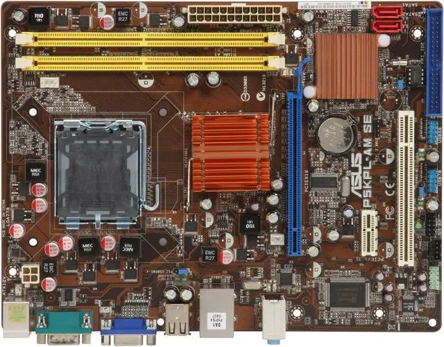 Alt view image 3 of 5 - ASUS P5KPL-AM SE LGA 775 Intel G31 Intel Motherboard