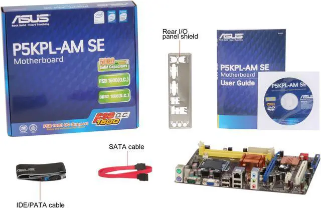 Alt view image 5 of 5 - ASUS P5KPL-AM SE LGA 775 Intel G31 Intel Motherboard