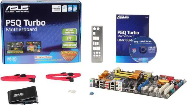 Alt view image 5 of 5 - ASUS P5Q Turbo LGA 775 Intel P45 ATX Intel Motherboard