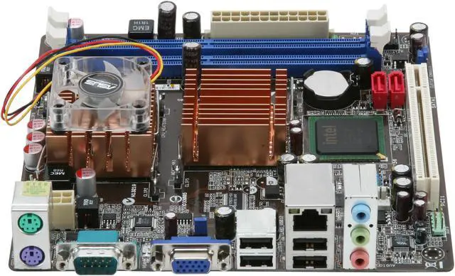 Alt view image 2 of 5 - ASUS ITX-220 Celeron 220 onboard M Intel 945GC Mini ITX Motherboard / CPU Combo