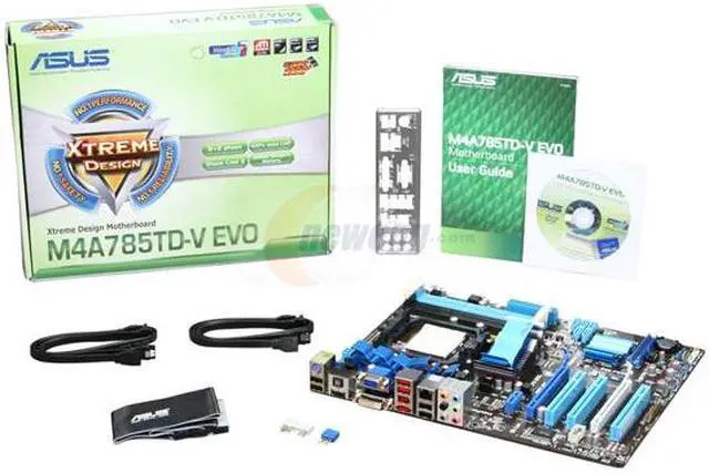 Alt view image 5 of 5 - ASUS M4A785TD-V EVO AM3 AMD 785G HDMI ATX AMD Motherboard