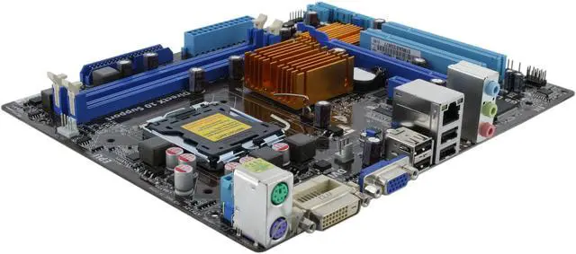 Alt view image 7 of 10 - ASUS P5G41-M LE/CSM LGA 775 Intel G41 Micro ATX Intel Motherboard