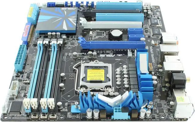 Alt view image 6 of 11 - ASUS P7P55D Deluxe LGA 1156 Intel P55 ATX Intel Motherboard