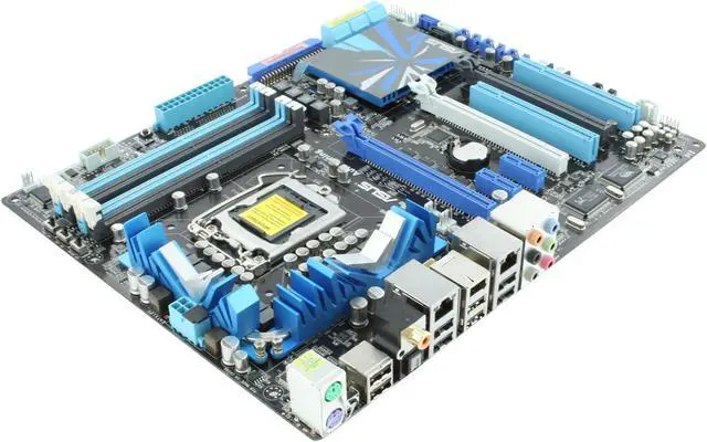Alt view image 7 of 11 - ASUS P7P55D Deluxe LGA 1156 Intel P55 ATX Intel Motherboard