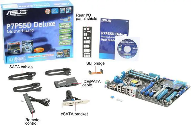 Alt view image 11 of 11 - ASUS P7P55D Deluxe LGA 1156 Intel P55 ATX Intel Motherboard