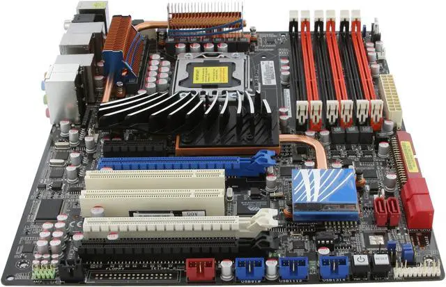 Alt view image 2 of 11 - ASUS P6TD Deluxe LGA 1366 Intel X58 ATX Intel Motherboard