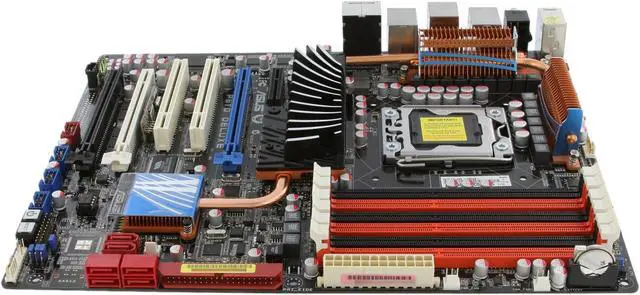 Alt view image 4 of 11 - ASUS P6TD Deluxe LGA 1366 Intel X58 ATX Intel Motherboard