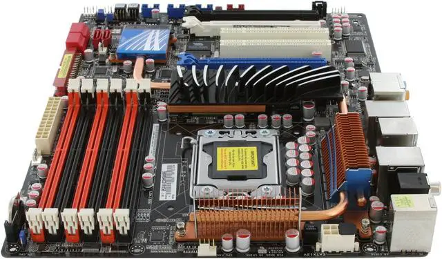 Alt view image 6 of 11 - ASUS P6TD Deluxe LGA 1366 Intel X58 ATX Intel Motherboard