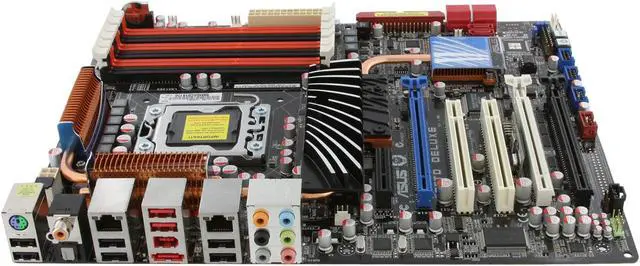 Alt view image 8 of 11 - ASUS P6TD Deluxe LGA 1366 Intel X58 ATX Intel Motherboard