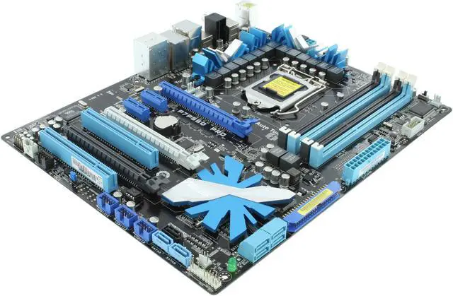 Alt view image 3 of 11 - ASUS P7P55D PRO LGA 1156 Intel P55 ATX Intel Motherboard