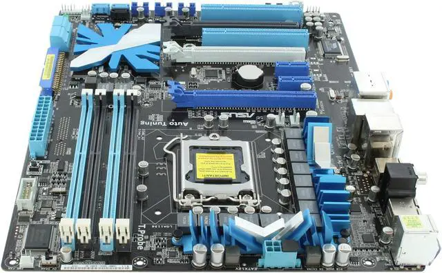 Alt view image 6 of 11 - ASUS P7P55D PRO LGA 1156 Intel P55 ATX Intel Motherboard