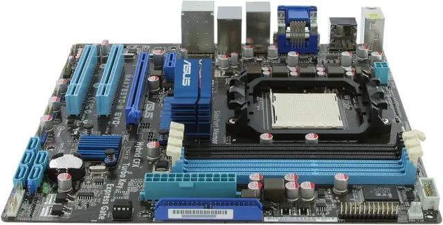 Alt view image 4 of 11 - ASUS M4A785TD-M EVO AM3 AMD 785G HDMI Micro ATX AMD Motherboard