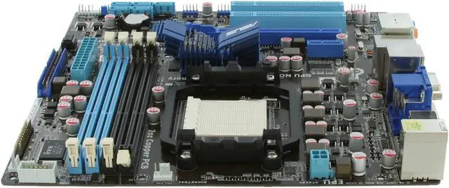 Alt view image 6 of 11 - ASUS M4A785TD-M EVO AM3 AMD 785G HDMI Micro ATX AMD Motherboard