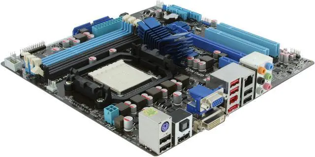 Alt view image 7 of 11 - ASUS M4A785TD-M EVO AM3 AMD 785G HDMI Micro ATX AMD Motherboard