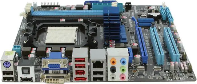 Alt view image 8 of 11 - ASUS M4A785TD-M EVO AM3 AMD 785G HDMI Micro ATX AMD Motherboard