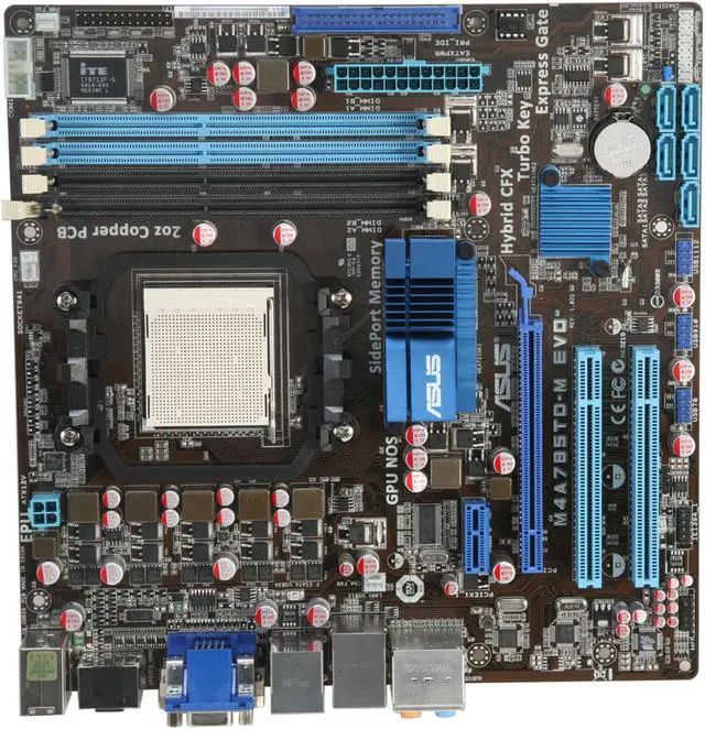 Alt view image 9 of 11 - ASUS M4A785TD-M EVO AM3 AMD 785G HDMI Micro ATX AMD Motherboard